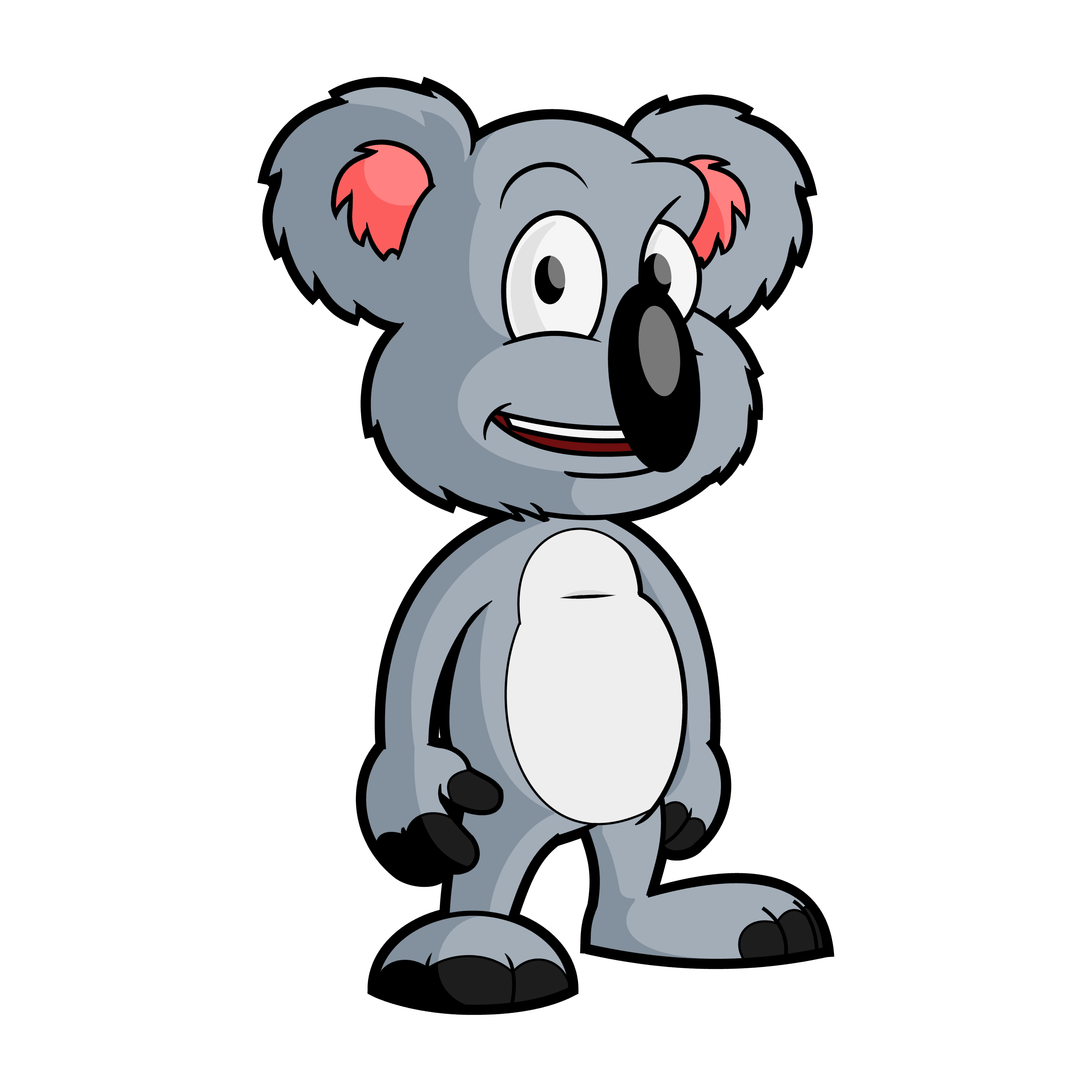 Free Cartoon Koala Bear Clip Art Vector