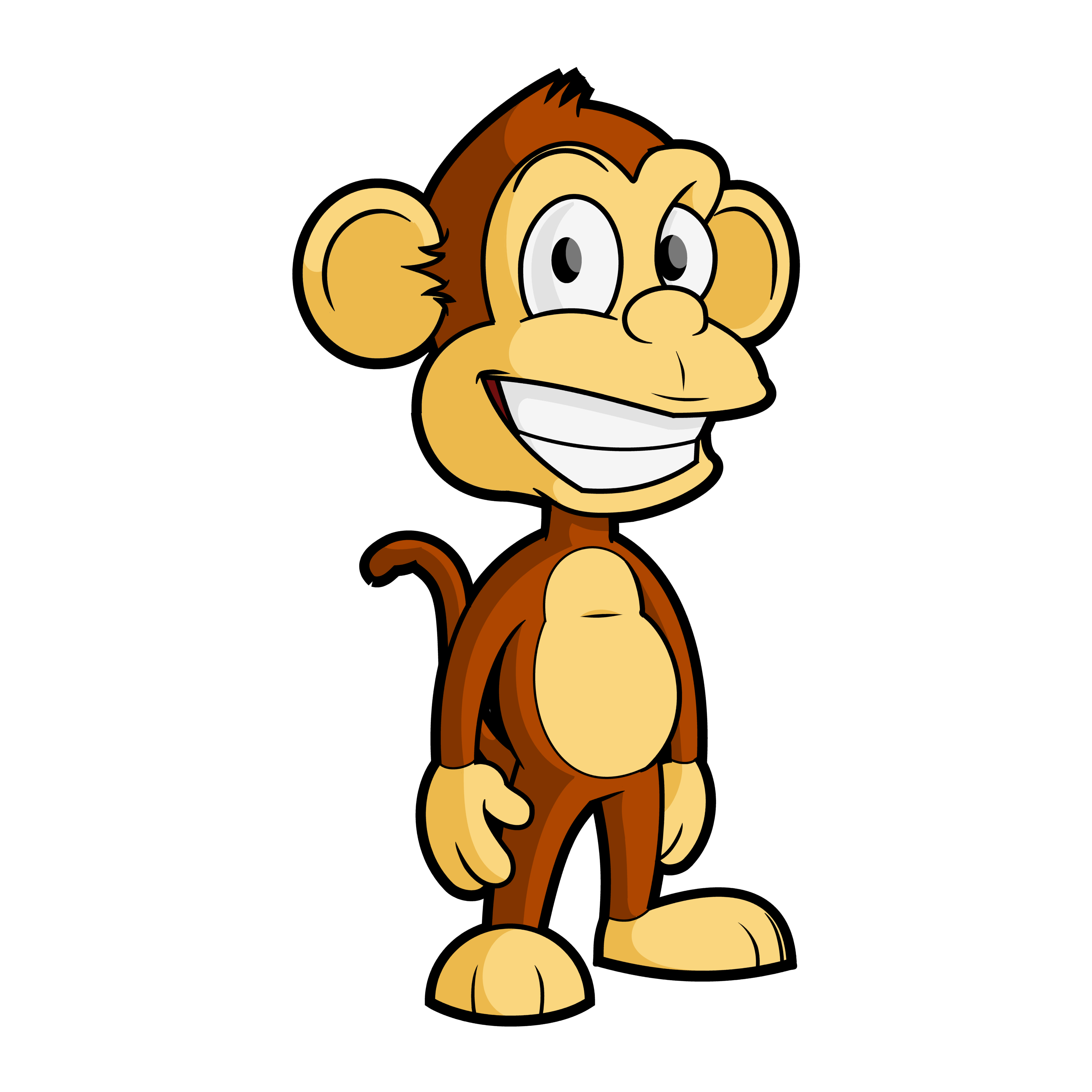 FREE Cartoon Monkey Vector Clip Art