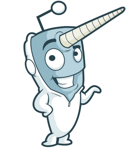 Narwhal Mascot